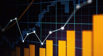 The image is used to illustrate stock market trading