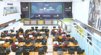 Trading floor of the Nigerian Stock Exchange