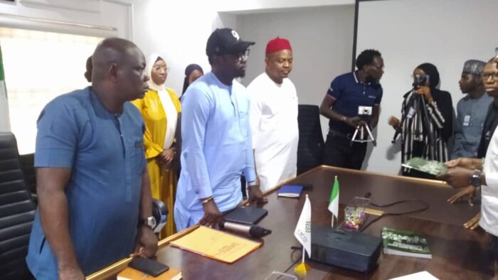 Participants at the Pre-summit meeting with the Honorable Minister