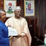 Yakubu Hands Over INEC Leadership to Agbamuche-Mbu as Acting Chairman