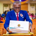 Sanwo-Olu, presenting Lagos State budget