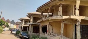 Reconstruction works begin at the ASPAMDA section of the market. Photo: Ehime Alex