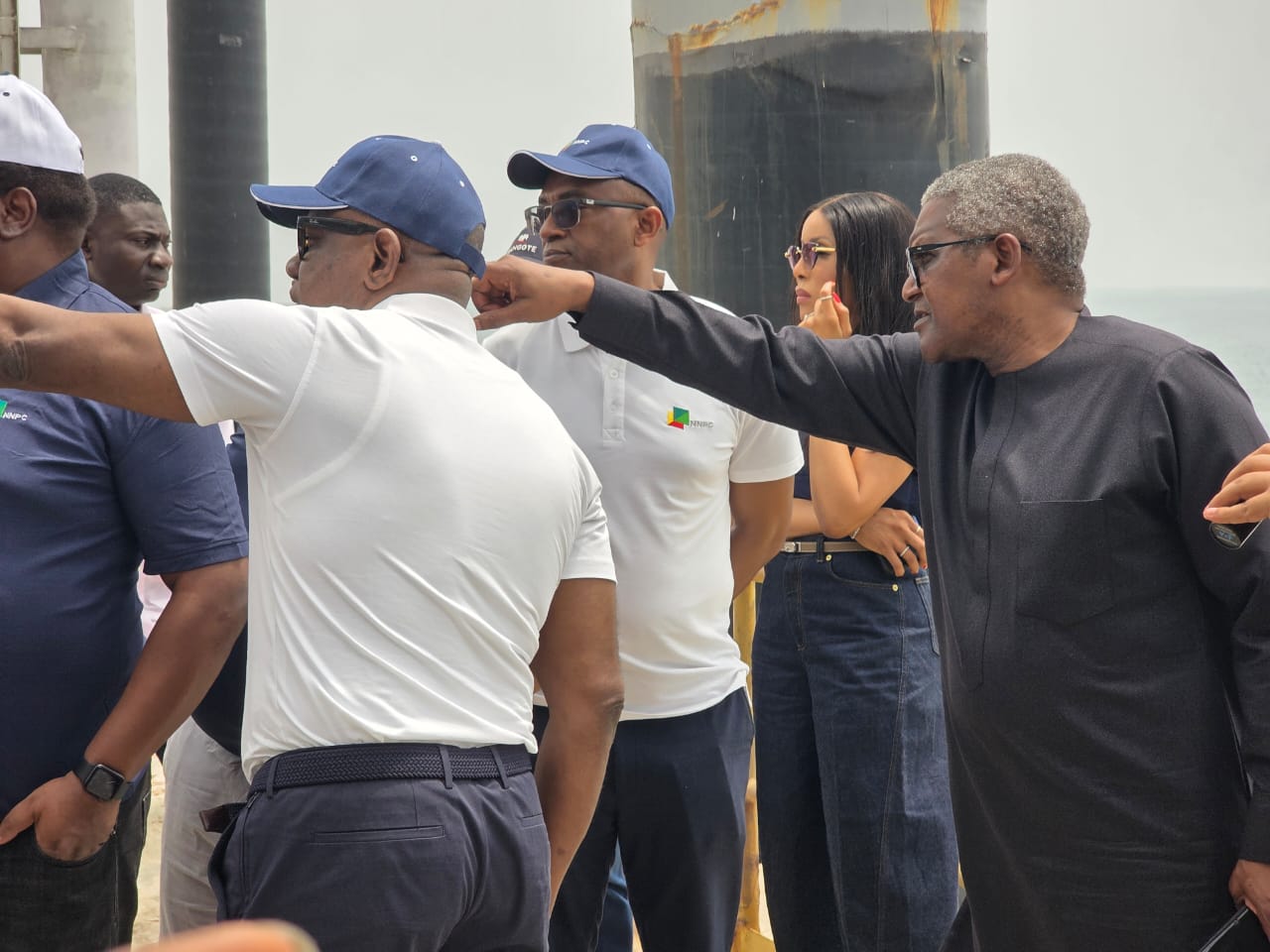 Dangote Host NNPC GCEO Ojulari at Refinery in Lagos