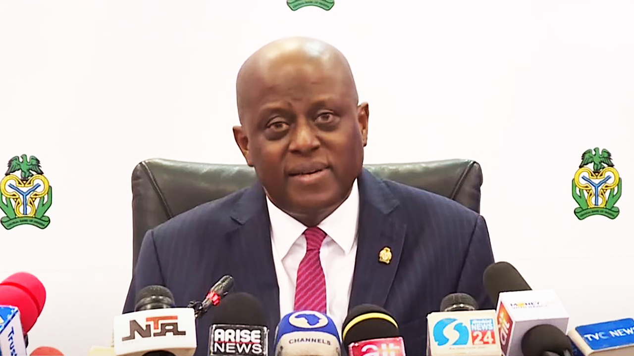 CBN governor Olayemi Cardoso during the MPC media briefing in February 2024